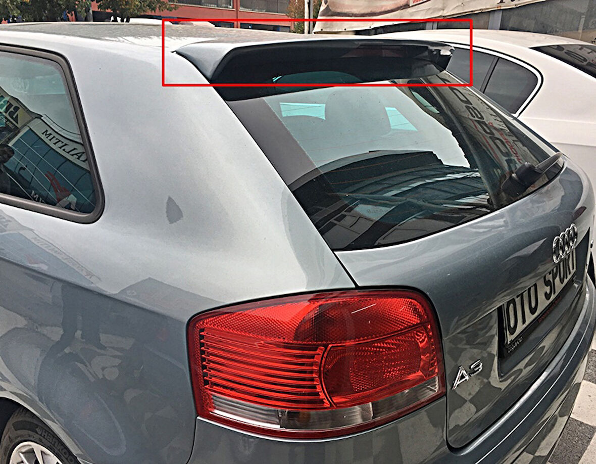 Audi A3 8P 2003-2008 Tek Kapı Spoiler