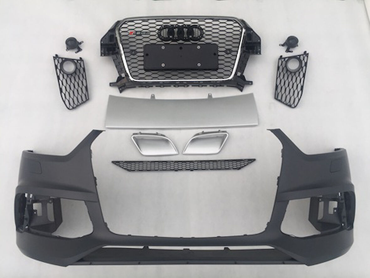Audi Q3 2012-2015 İçin Uyumlu RSQ3 Ön Tampon Panjur Seti