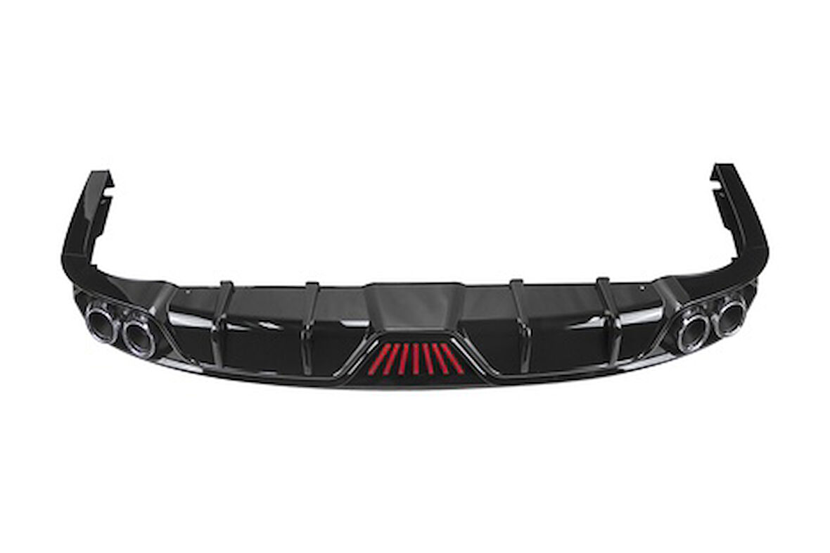 Honda Civic 2022 4 Egzoz Difüzör Ledli