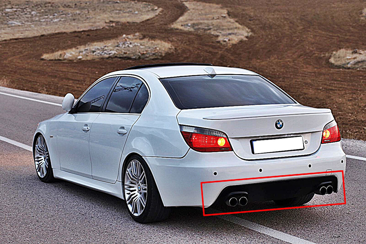 Bmw E60 2003-2009 Çift Çıkış Difüzör