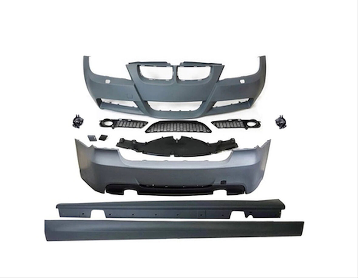 Bmw 3 Serisi E90 2005-2008 Uyumlu MTech Bodykit ( Makyajsız M Tech) Sis Dahil