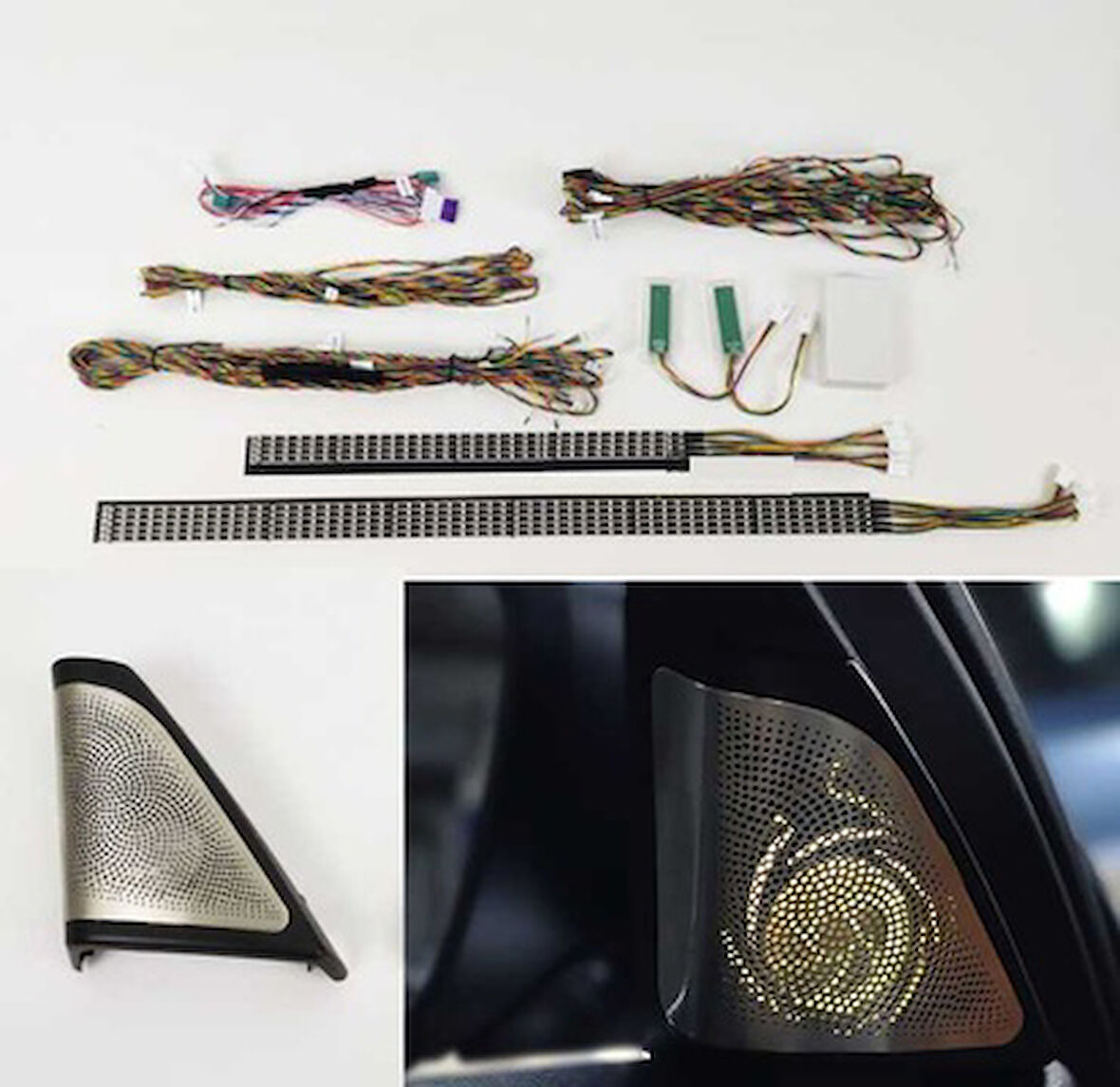 Bmw 5 Serisi F10 2010-2016 Ambians Seti 8 Renk (4 Kapı 2 Ayak Orta Konsol Tweeter)