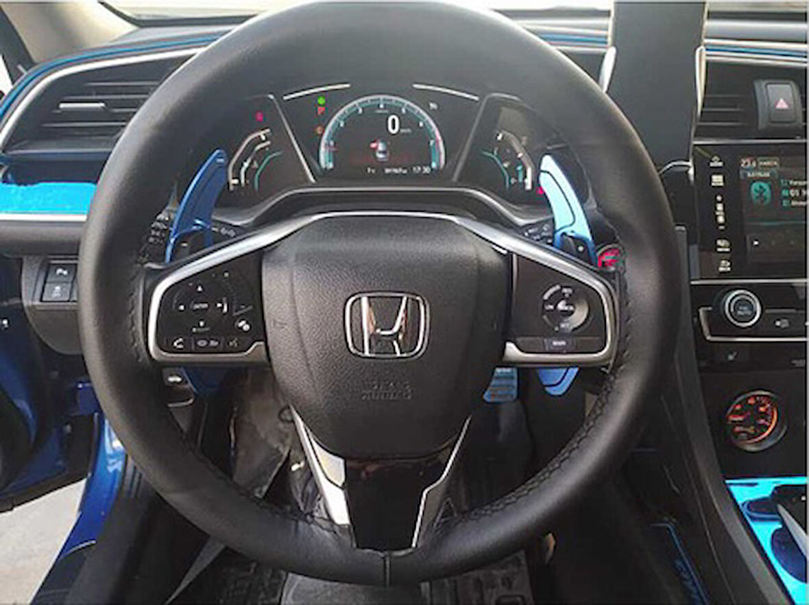 Honda Civic Fc5  2016-2020 Paddle Shift Mavi (F1 Vites Pedal Kulakçığı)