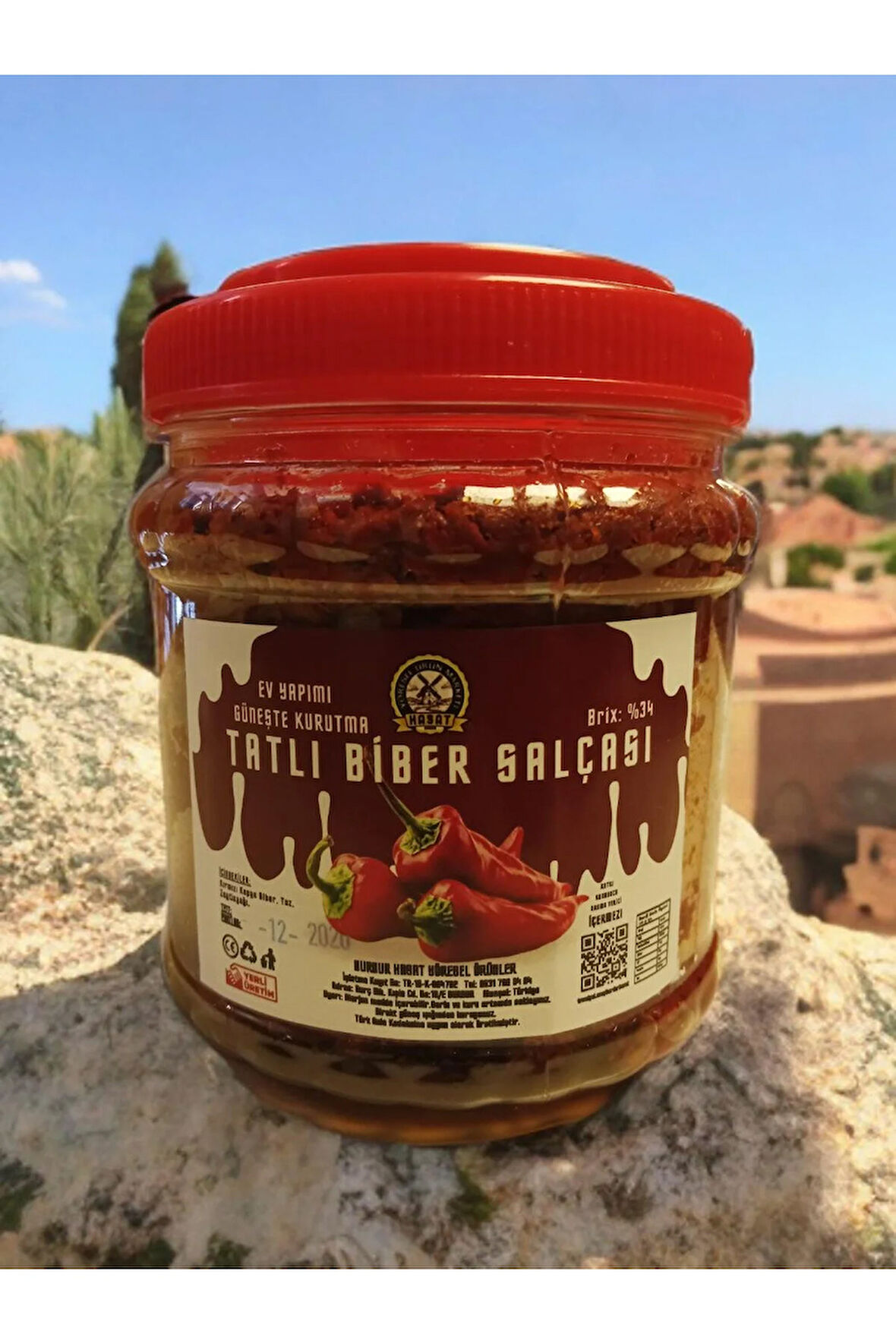 1 kg Burdur Ev Yapımı Tatlı Biber Salçası