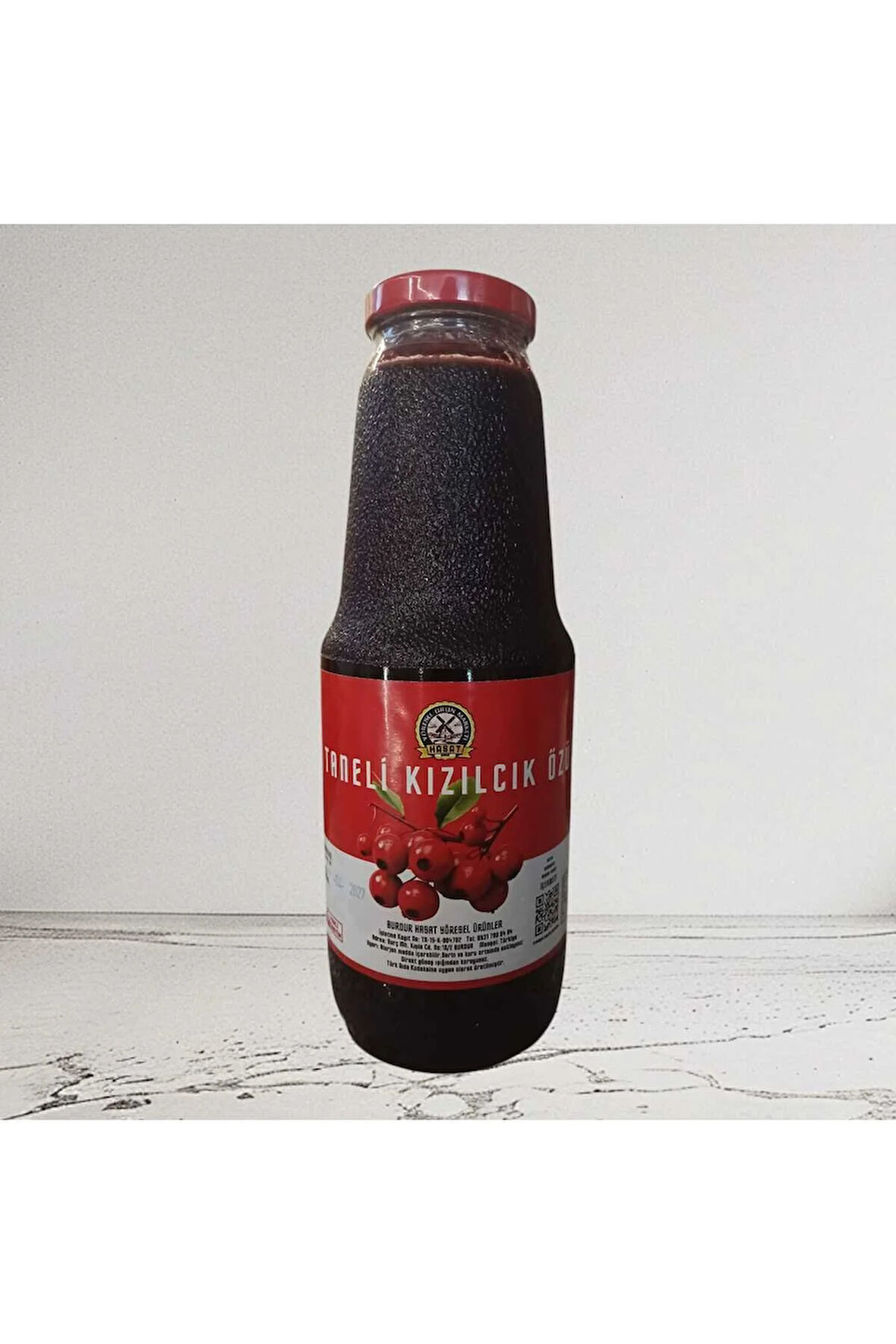 1350 ml Doğal Bol Taneli Kızılcık Özü