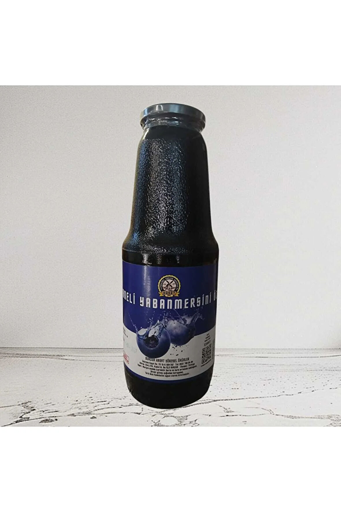 1350 ml Doğal Bol Taneli Yabanmersini Özü (MAVİYEMİŞ)