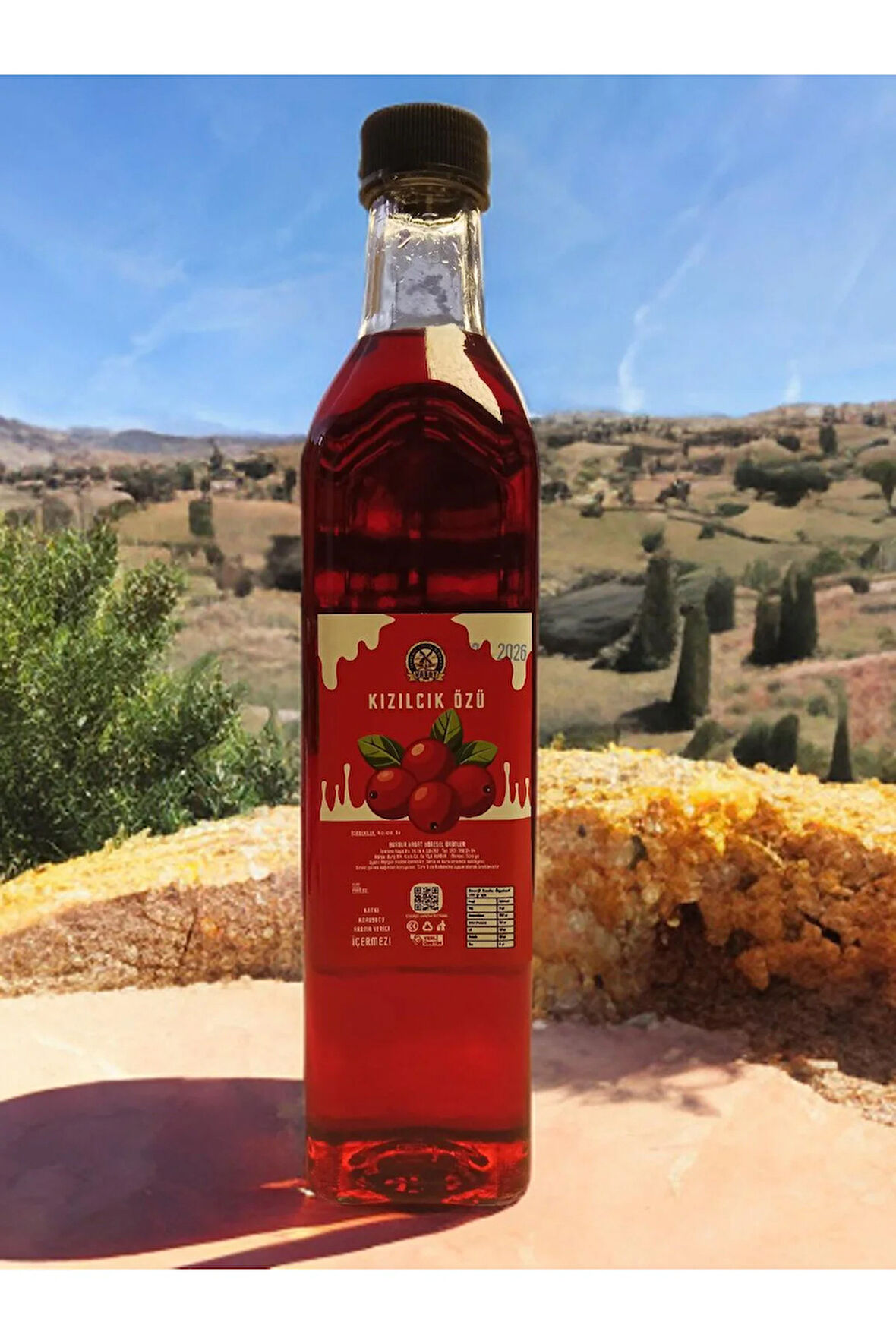 750 ml Doğal Kızılcık Özü