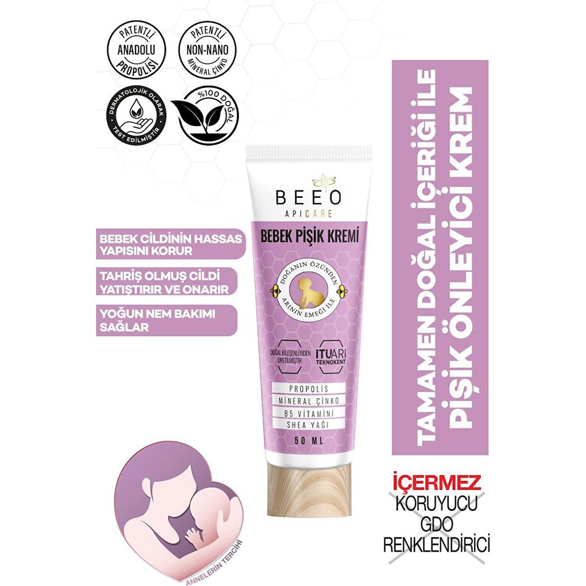 BEEO Bebek Pişik Kremi 50 ml