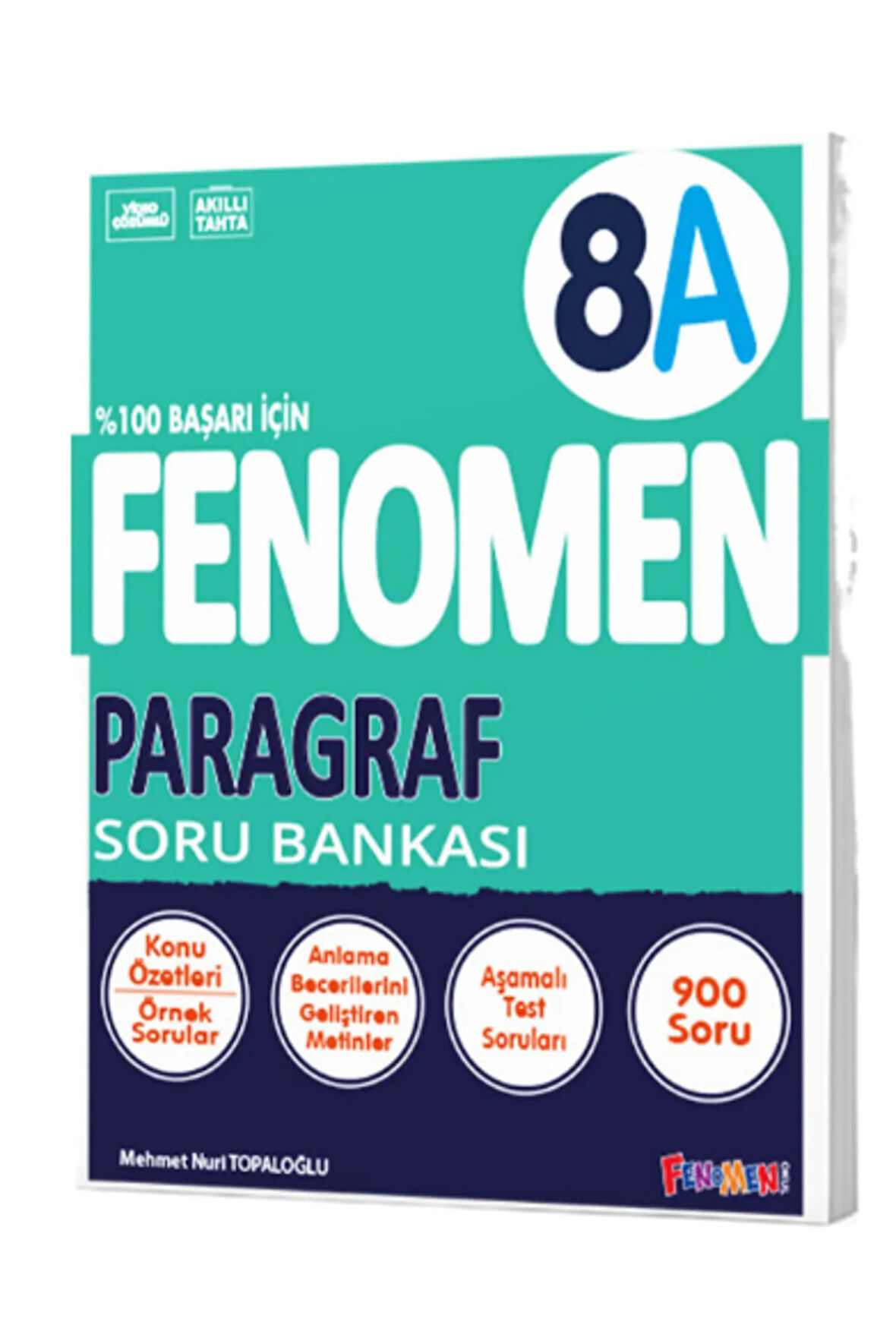 FENOMEN OKUL 8. SINIF PARAGRAF SORU BANKASI (A) / 9786256972391