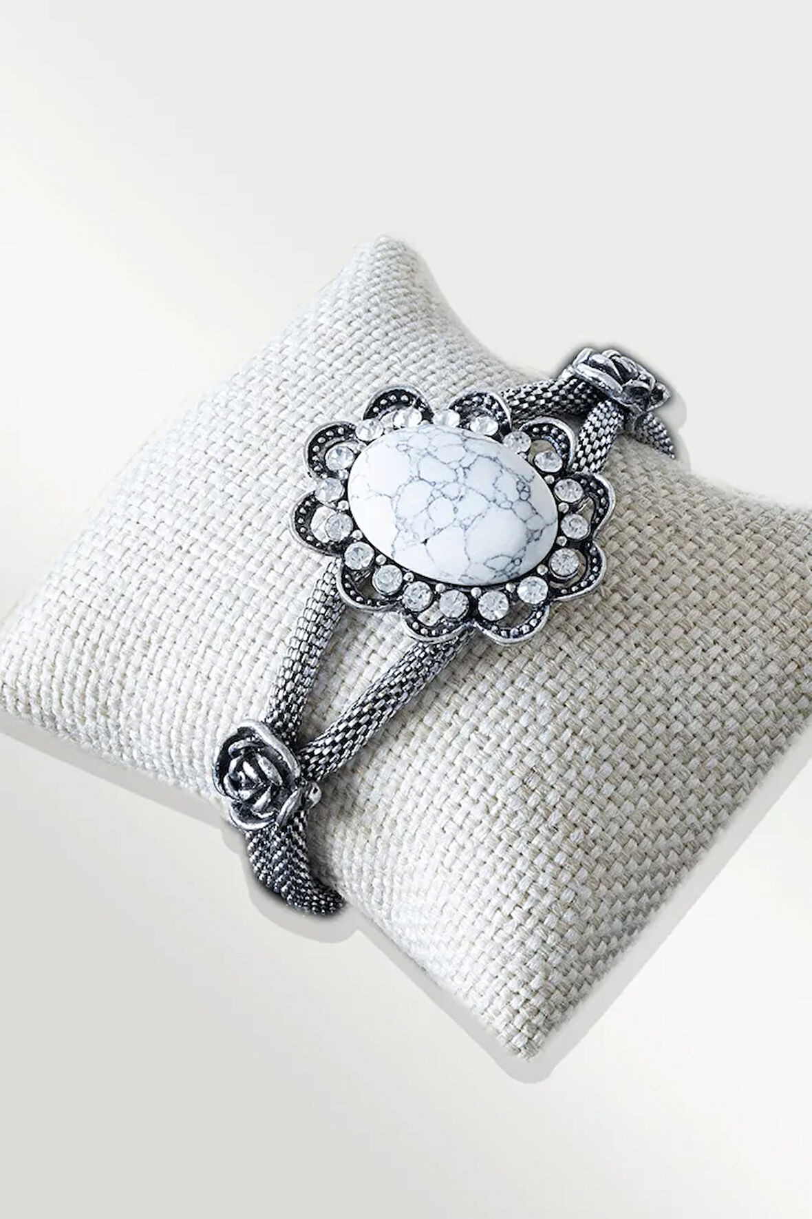 Sertifikalı Tilki Kuyruğu Model Havlit Taşı Bileklik - Ayarlamalı