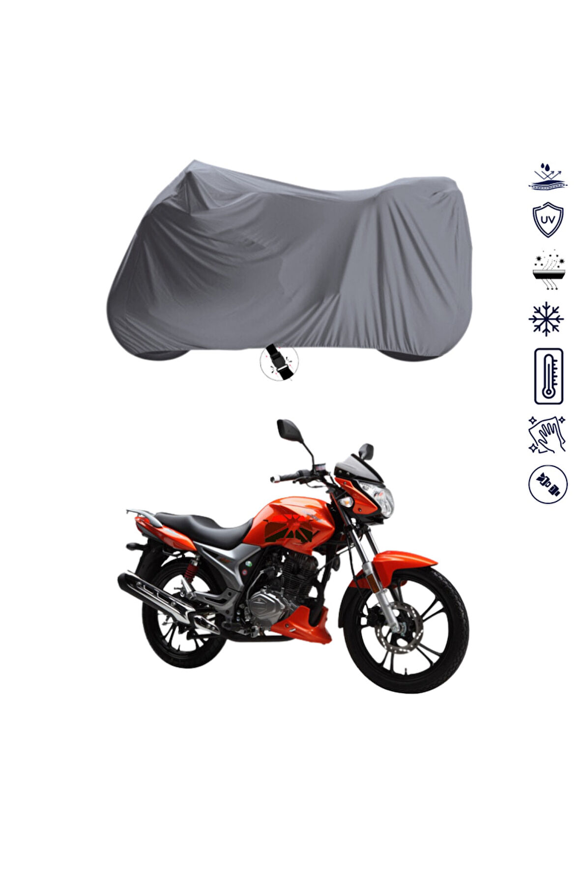 Haojue HJ 150-9  Motor Motosiklet Brandası Bağlantı Tokalı 4 Mevsim Su Geçirmez