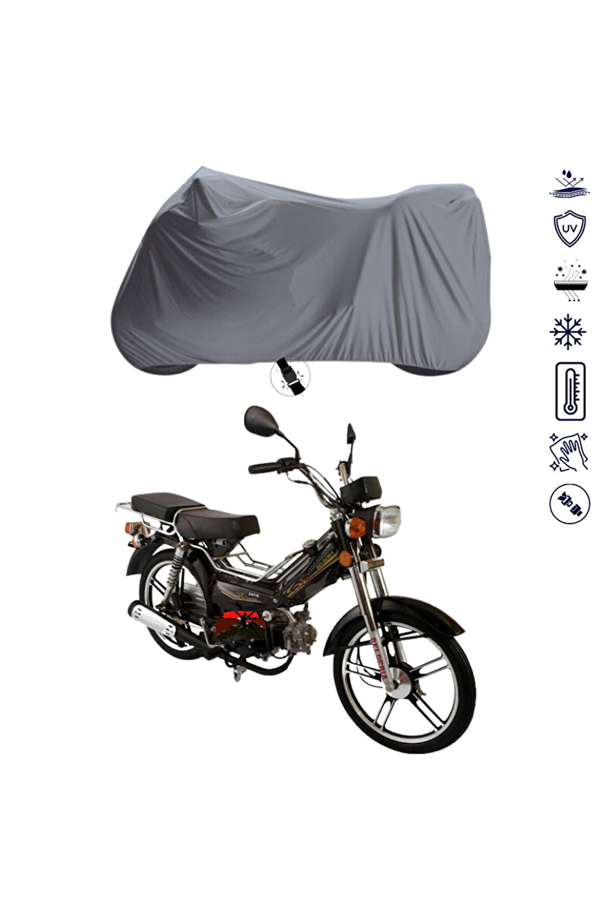 Belderia Bd100 Motosiklet Brandası Motor Motosiklet Brandası Bağlantı Tokalı 4 Mevsim Su Geçirmez