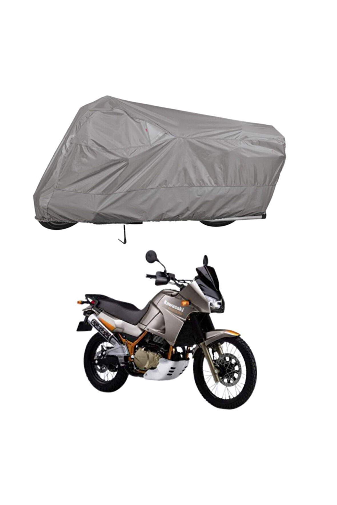 Kawasaki Kle 500 Uyumlu  Motor Branda Motor Motosiklet Brandası Bağlantı Tokalı 4 Mevsim Su Geçirmez