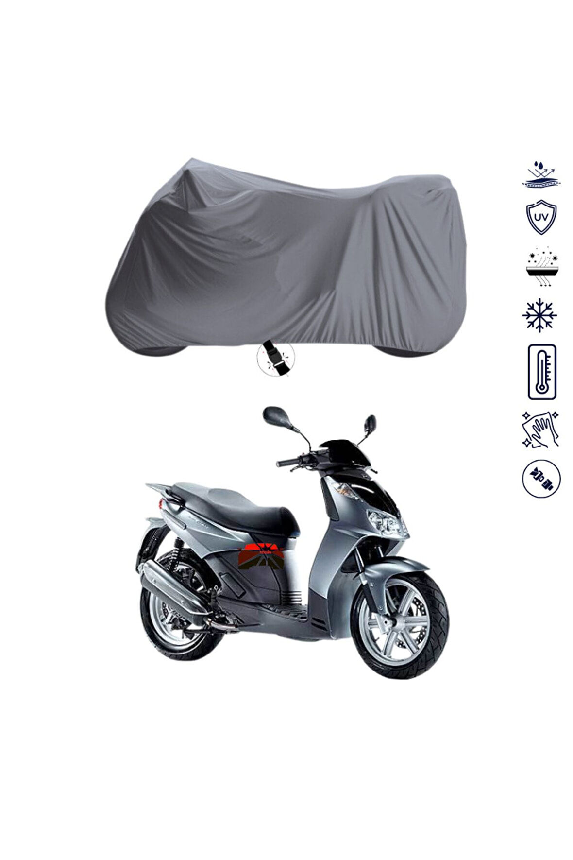 Aprilia Sporcity 250 Motor Motosiklet Brandası Bağlantı Tokalı 4 Mevsim Su Geçirmez