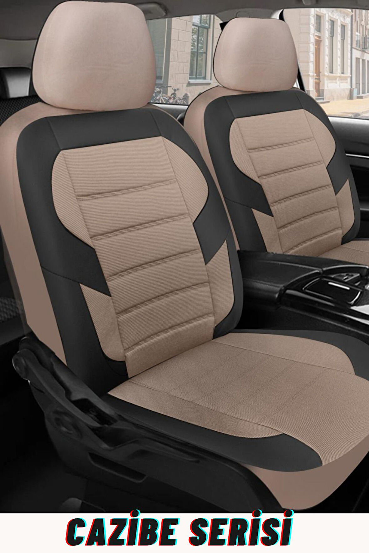 Opel Corsa D 2006-2014 Taba Aracınıza Uyumlu Cazibe Serisi Pike Kumaş
