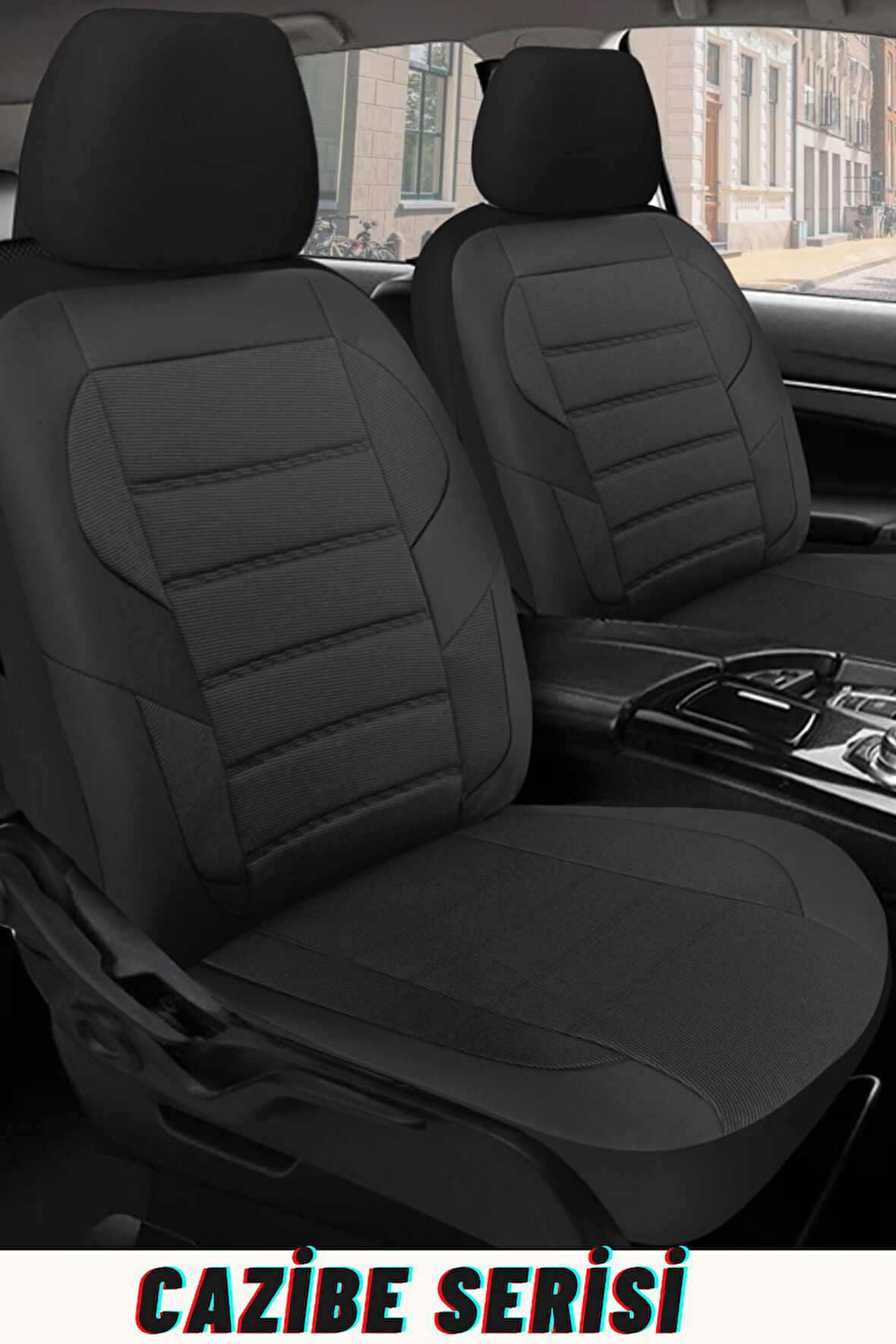 Peugeot 208 Bütün 2012-2020  Bej Aracınıza Uyumlu Cazibe Serisi Pike Kumaş