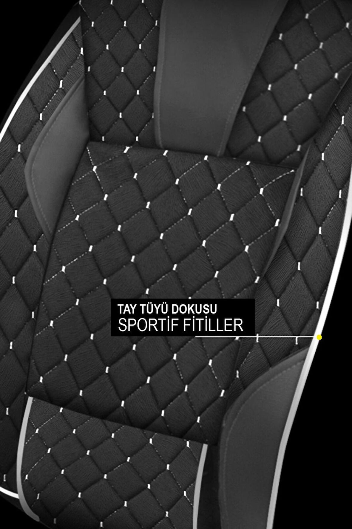 Renault Clio 5 Hatchback 2020  Aracınıza Uyumlu Bel Destekli Kırmızı ErgoDestek Tay Tüyü