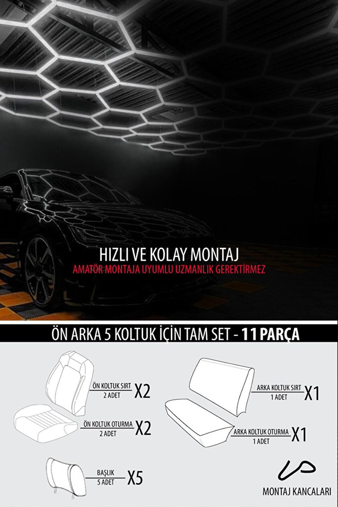Chevrolet Lacetti (2002–2011) Uyumlu Kırmızı Gofline Serisi Serisi Dokuma