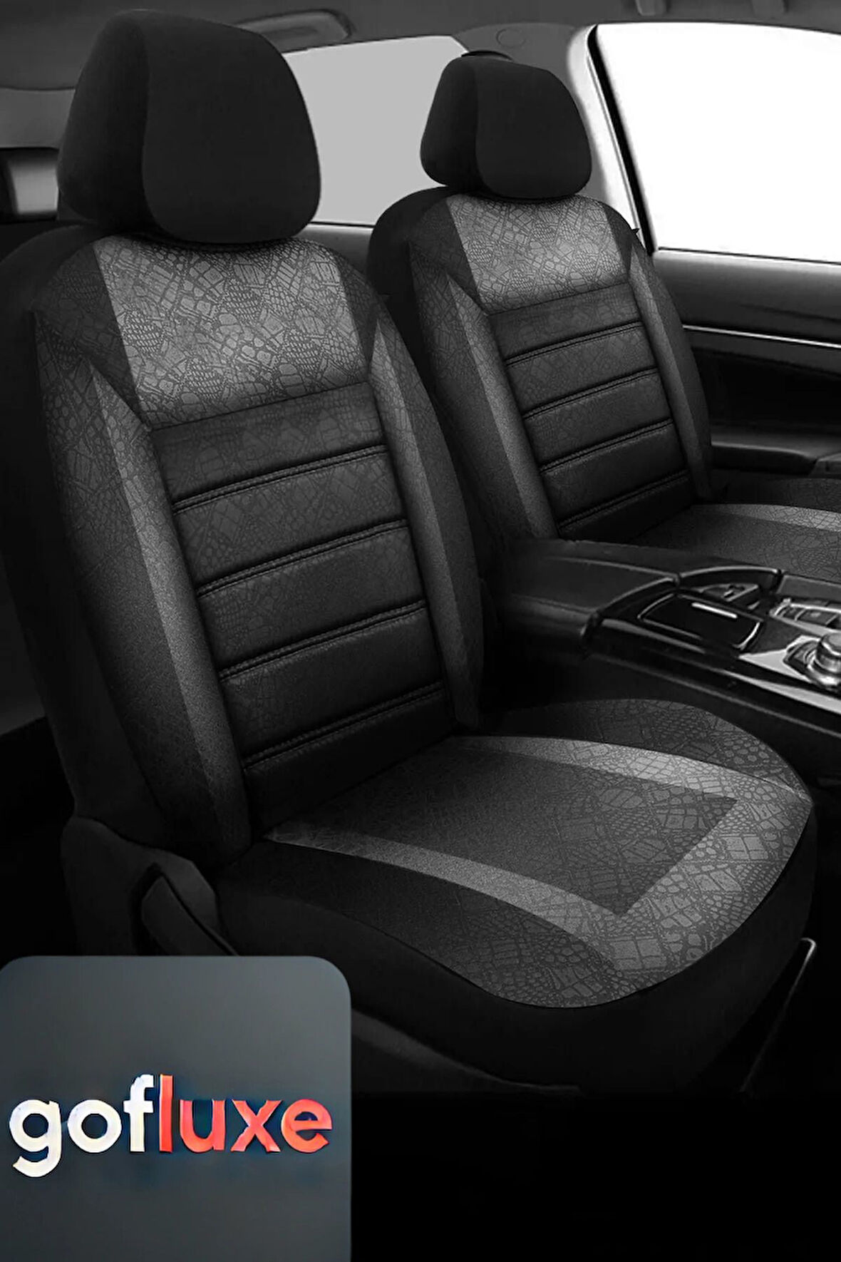 Renault Megane-2 Sedan 2004-2009 Uyumlu Kırmızı Gofluxe Serisi Serisi Dokuma