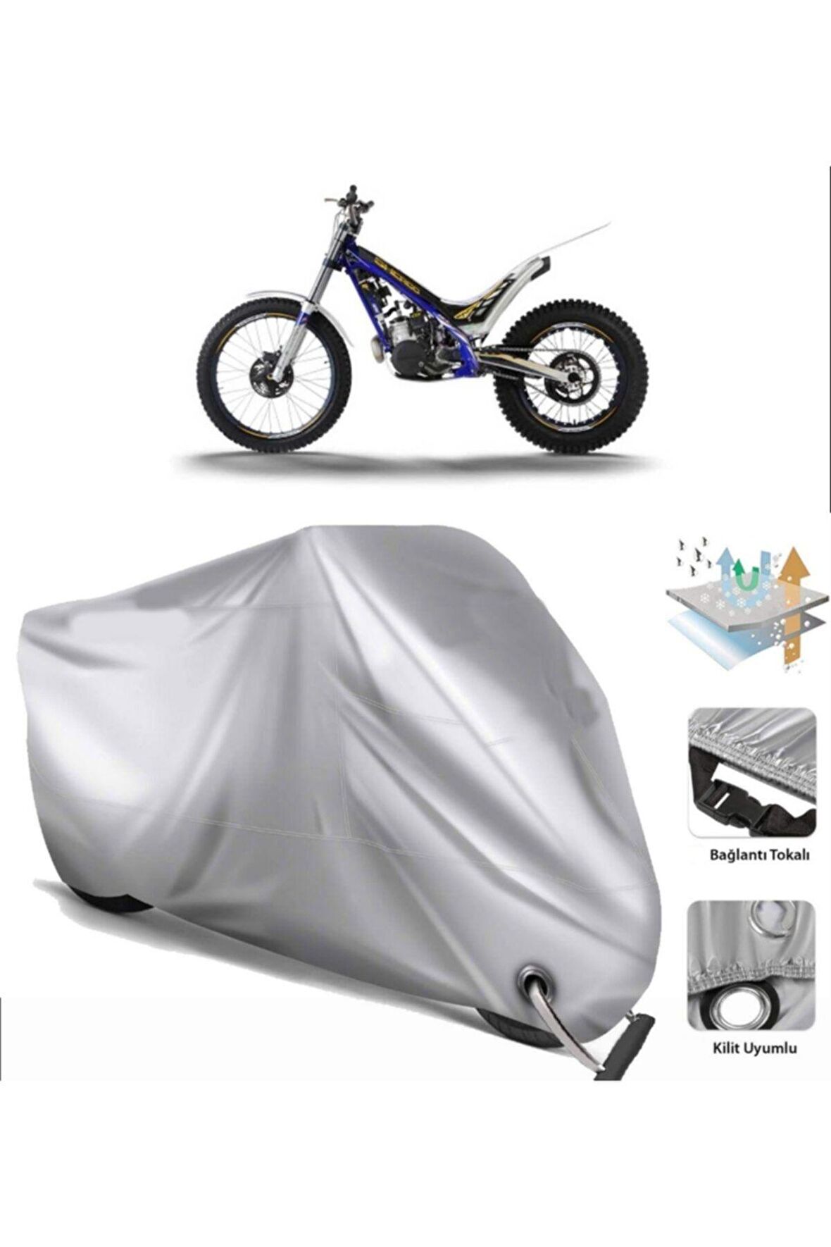 Sherco Trial 125 St Motosiklet Brandası Arka Çanta Uyumlu (bağlantı Tokalı)