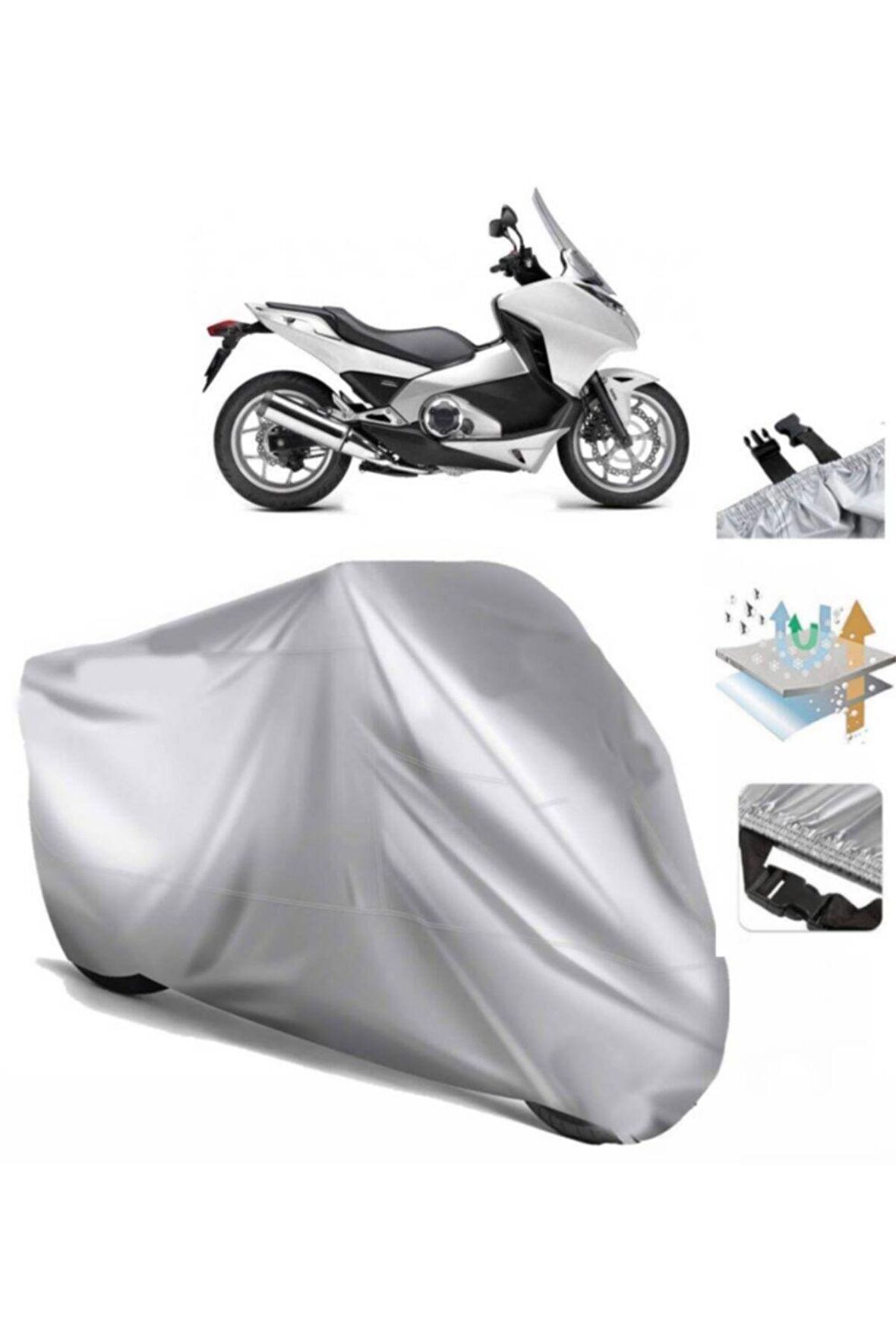 Honda Nc 700 Dc Integra Motosiklet Brandası Arka Çanta Uyumlu (bağlantı Tokalı)