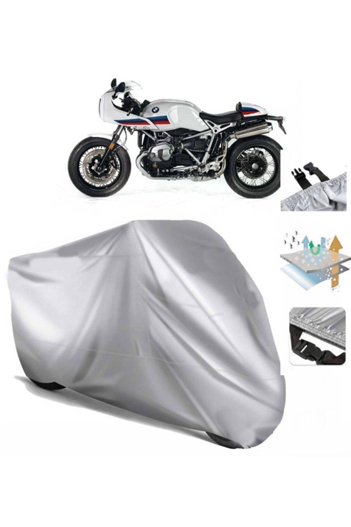 Bmw R Nine T Racer Motosiklet Brandası Arka Çanta Uyumlu (bağlantı Tokalı)
