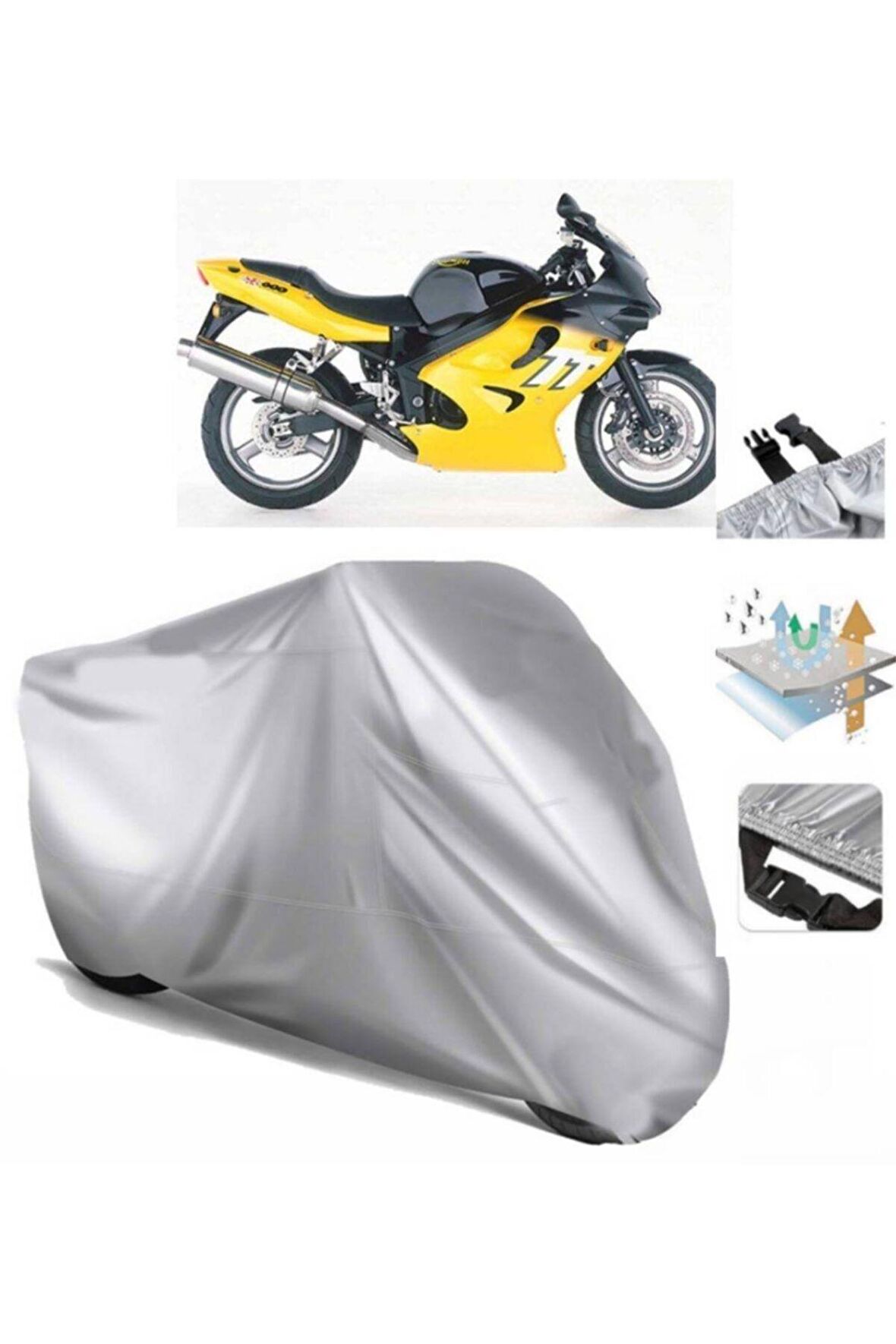 Triumph Tt 600 Motosiklet Brandası Arka Çanta Uyumlu (bağlantı Tokalı)