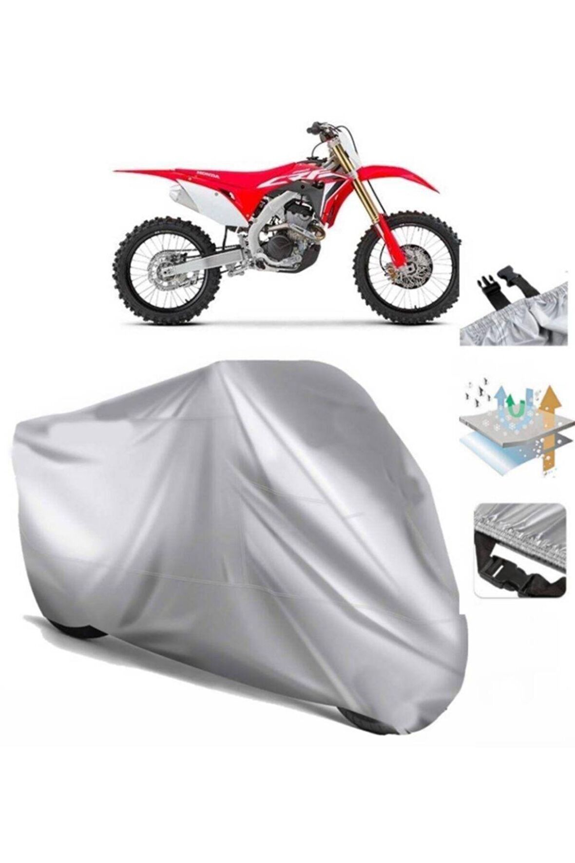Honda Crf 250 R Motosiklet Brandası Arka Çanta Uyumlu (bağlantı Tokalı)