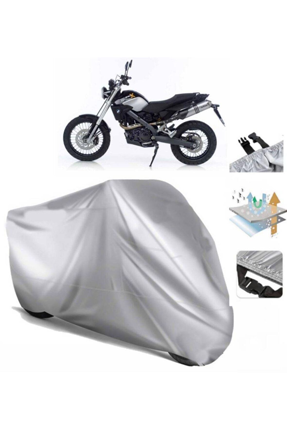 Bmw G 650 X Country Motosiklet Brandası Arka Çanta Uyumlu (bağlantı Tokalı)