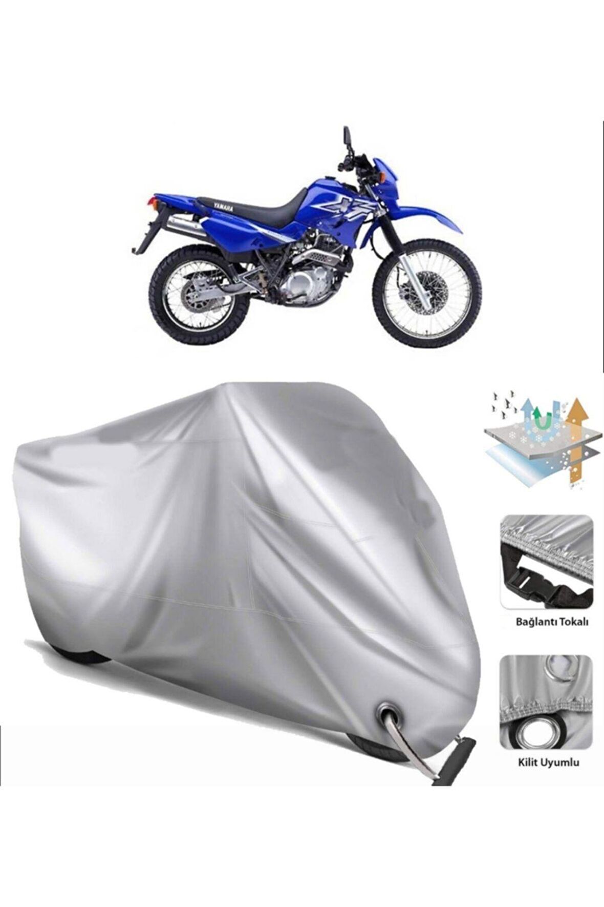 Yamaha Xt 600 E Motosiklet Brandası Arka Çanta Uyumlu (bağlantı Tokalı)