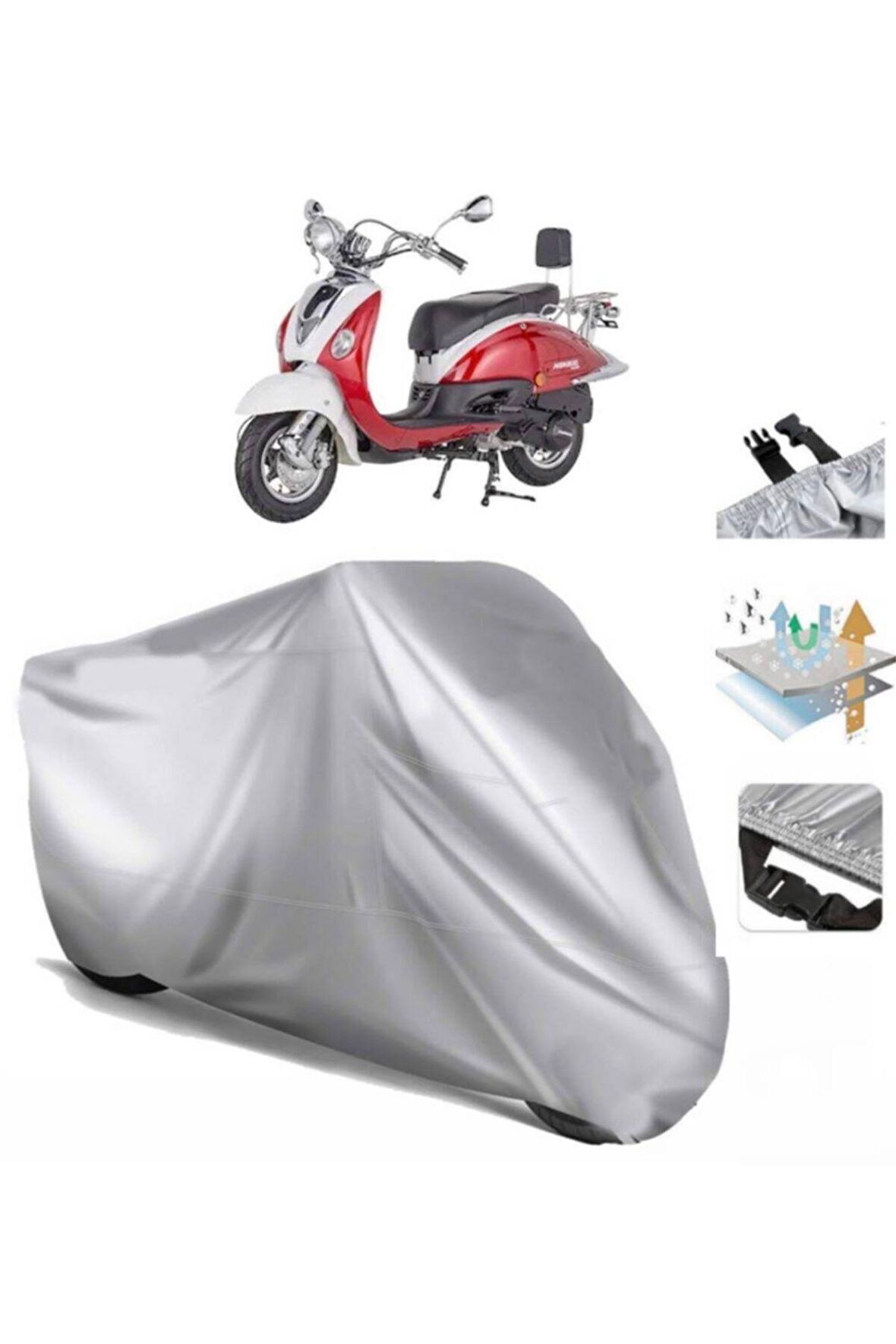 Mondial 125 Znu Motosiklet Brandası Arka Çanta Uyumlu (bağlantı Tokalı)