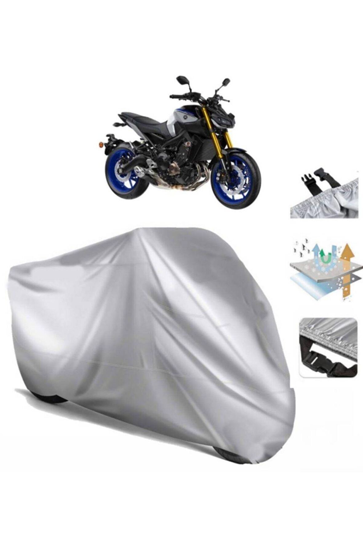 Yamaha Mt-09 Sp Motosiklet Brandası Arka Çanta Uyumlu (bağlantı Tokalı)