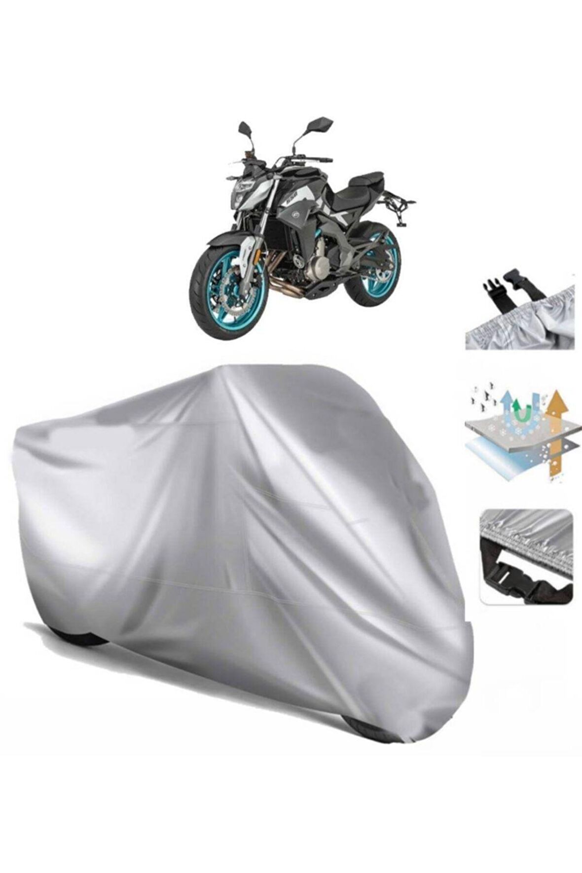 Cf Moto 650 Mt Motosiklet Brandası Arka Çanta Uyumlu (bağlantı Tokalı)