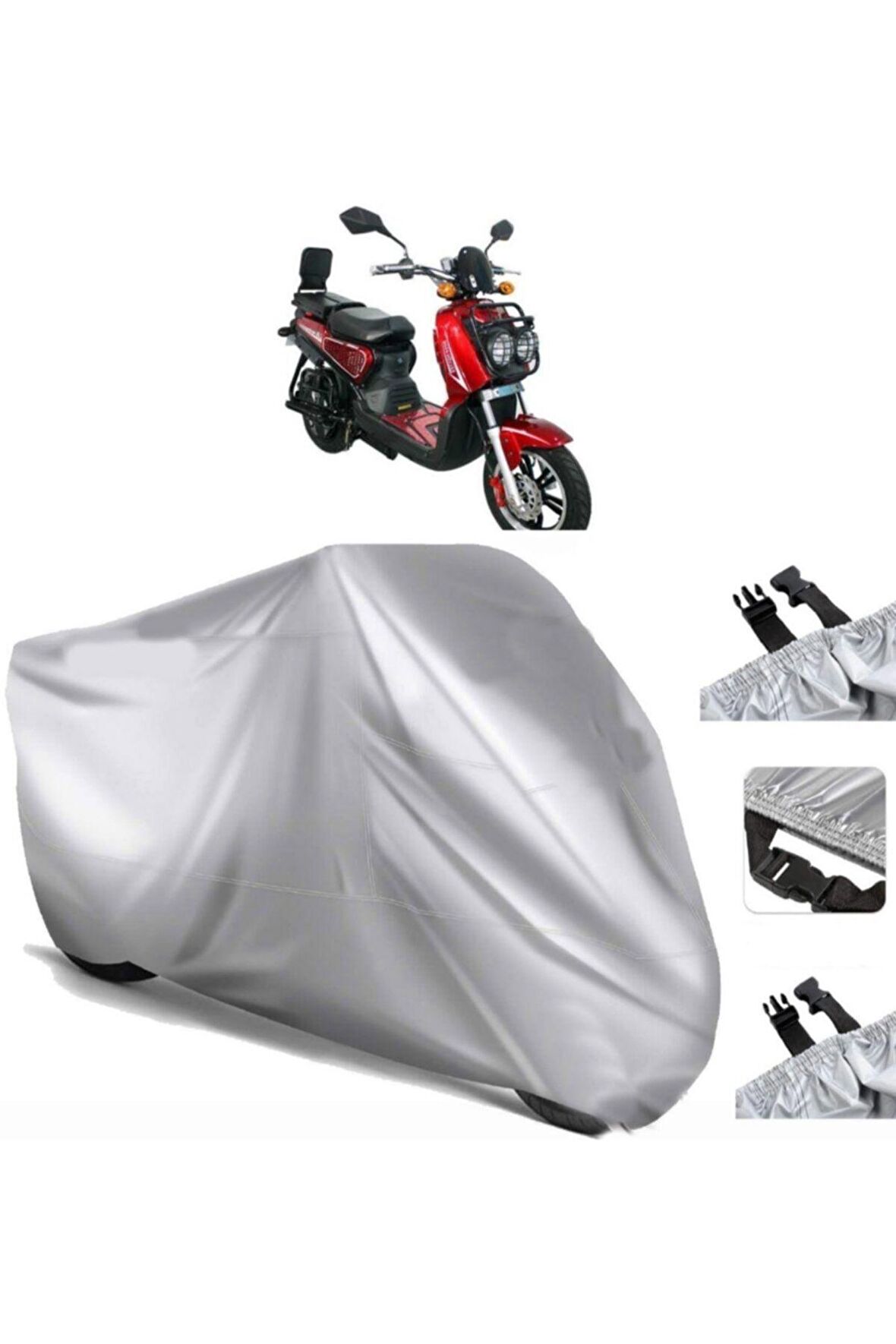 Kral Motor Kr-07-2 Elektrikli Motor Brandası Arka Çanta Uyumlu (bağlantı Tokalı)