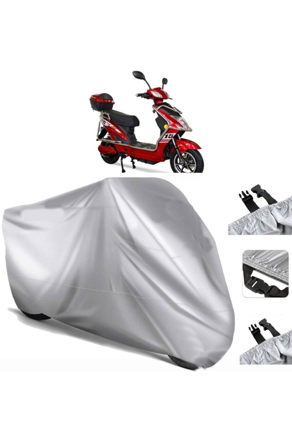 Motolux Hitit Elektrikli Motor Brandası Arka Çanta Uyumlu (bağlantı Tokalı)