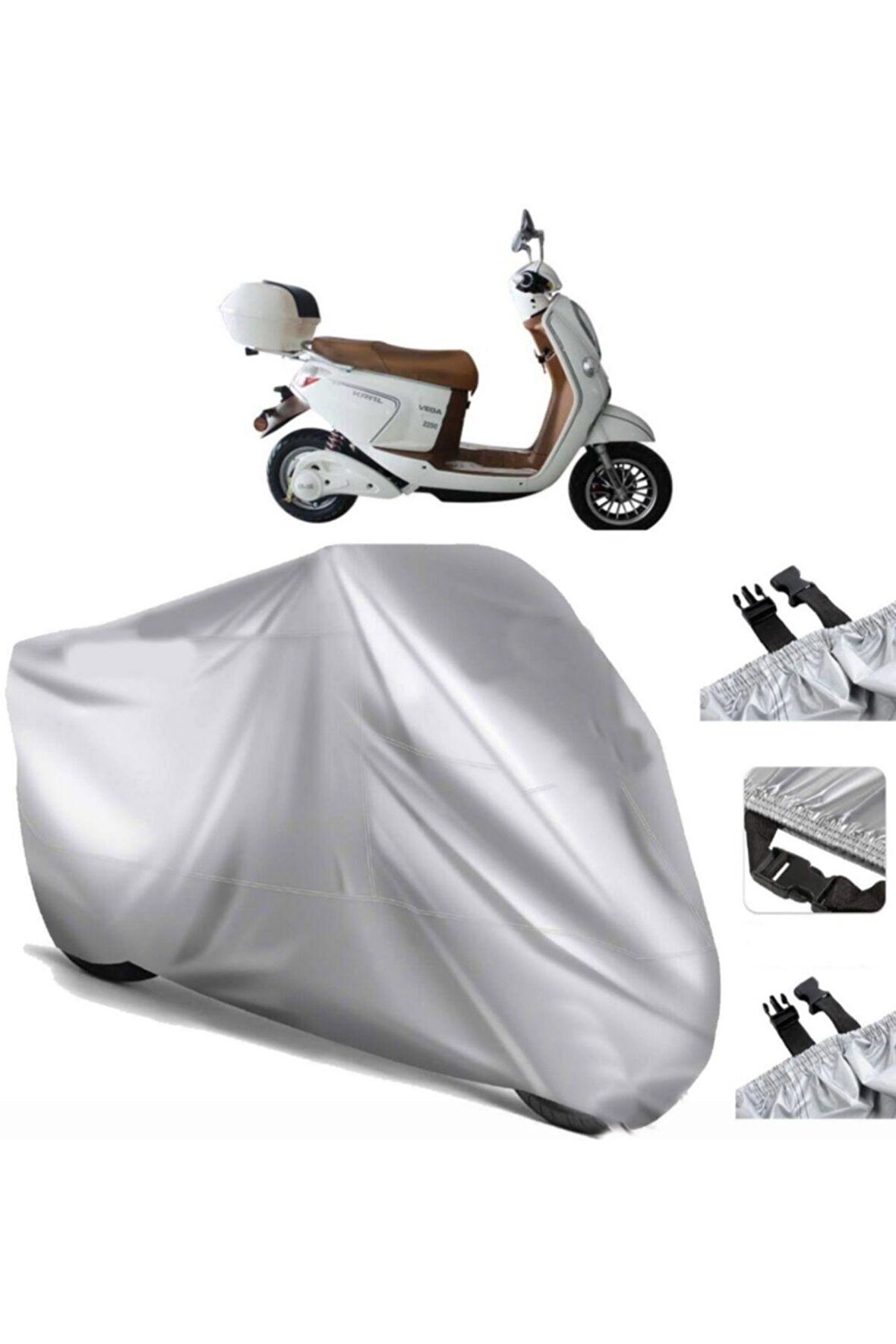 Kral Motor Kr-08 Vega Elektrikli Motor Brandası Arka Çanta Uyumlu (bağlantı Tokalı)