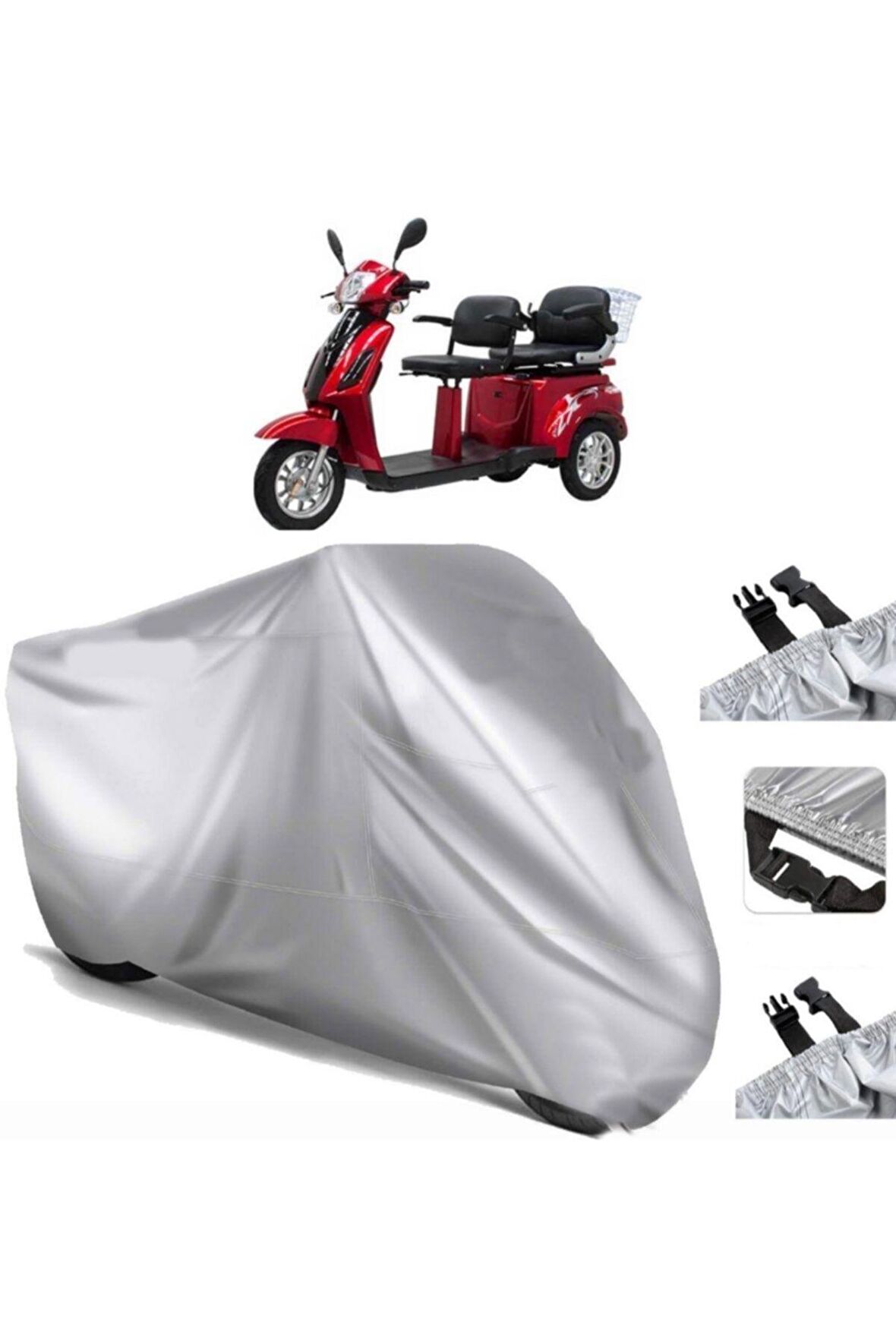 E-mon Assist Ds Elektrikli Motor Brandası Arka Çanta Uyumlu (bağlantı Tokalı)