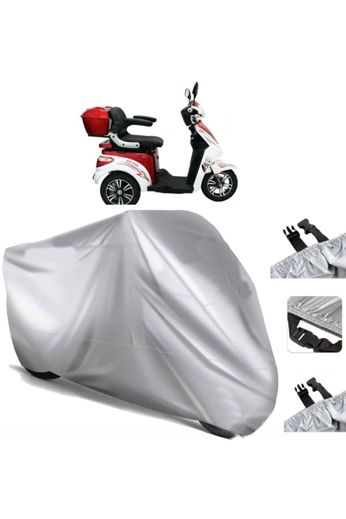 Kral Motor Kr-11 Elektrikli Motor Brandası Arka Çanta Uyumlu (bağlantı Tokalı)