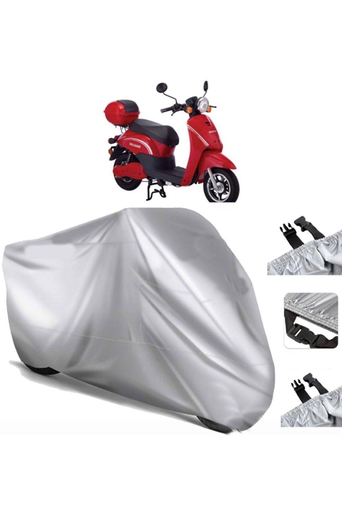 Salcano Smart 1.2 Elektrikli Motosiklet Brandası (bağlantı Tokalı)