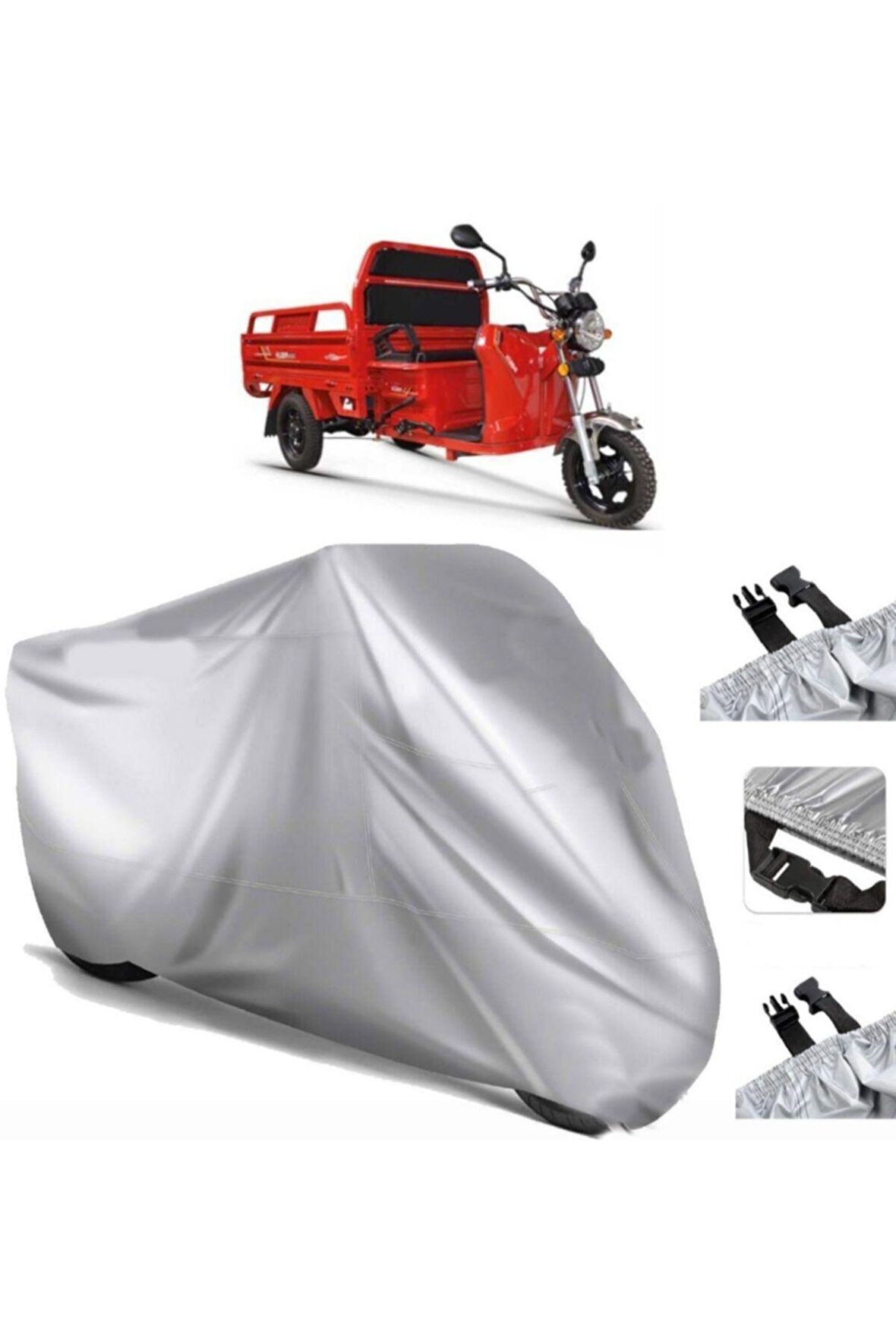 Kuba E-pikap Elektrikli Motor Brandası Arka Çanta Uyumlu (bağlantı Tokalı)