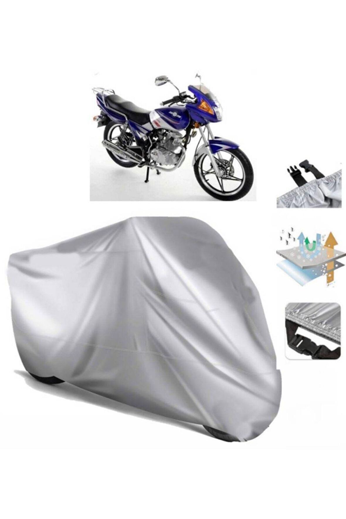 Jinlun Jl 125-c Motosiklet Brandası Motor Branda (bağlantı Tokalı)