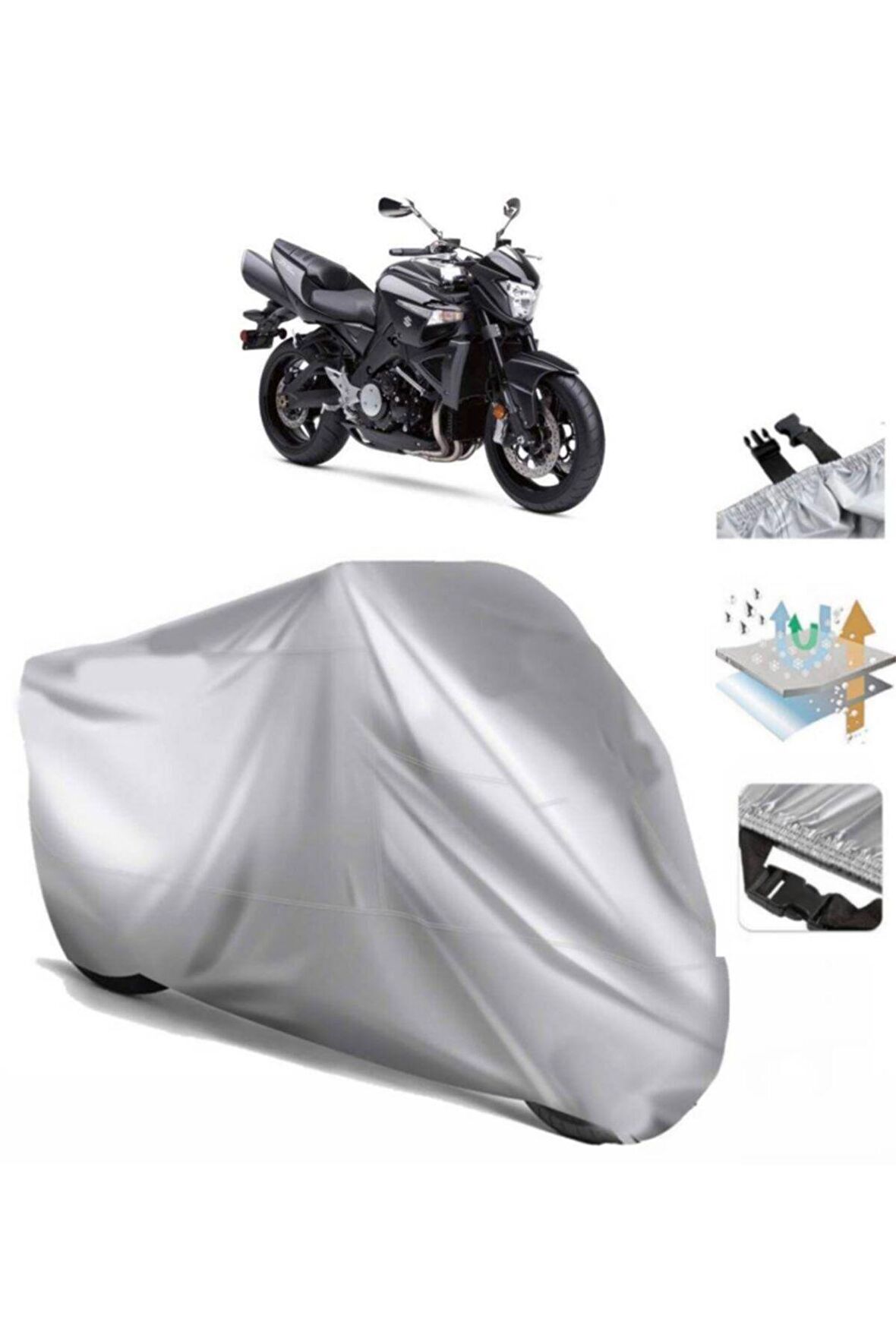 Suzuki B-king Motosiklet Brandası Motor Branda (bağlantı Tokalı)