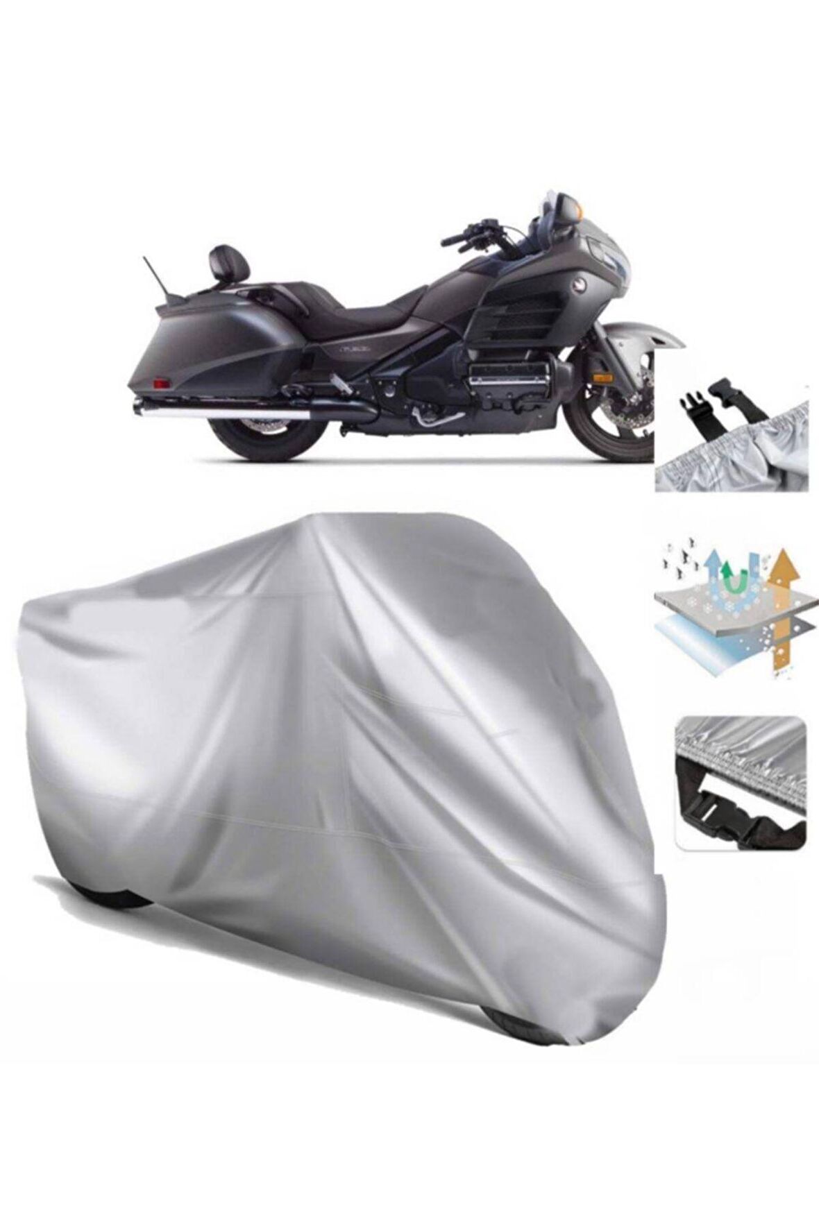 Honda Goldwing F6b Motosiklet Brandası Motor Branda (bağlantı Tokalı)