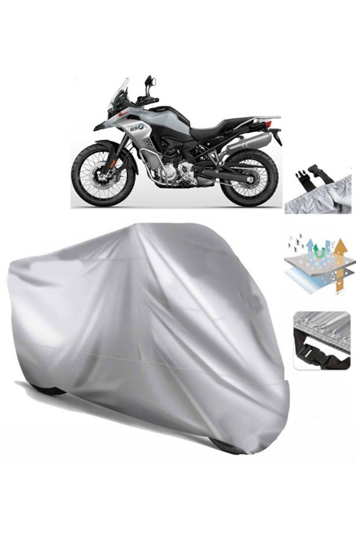 Bmw F 850 Gs Adventure Motosiklet Brandası Motor Branda (bağlantı Tokalı)