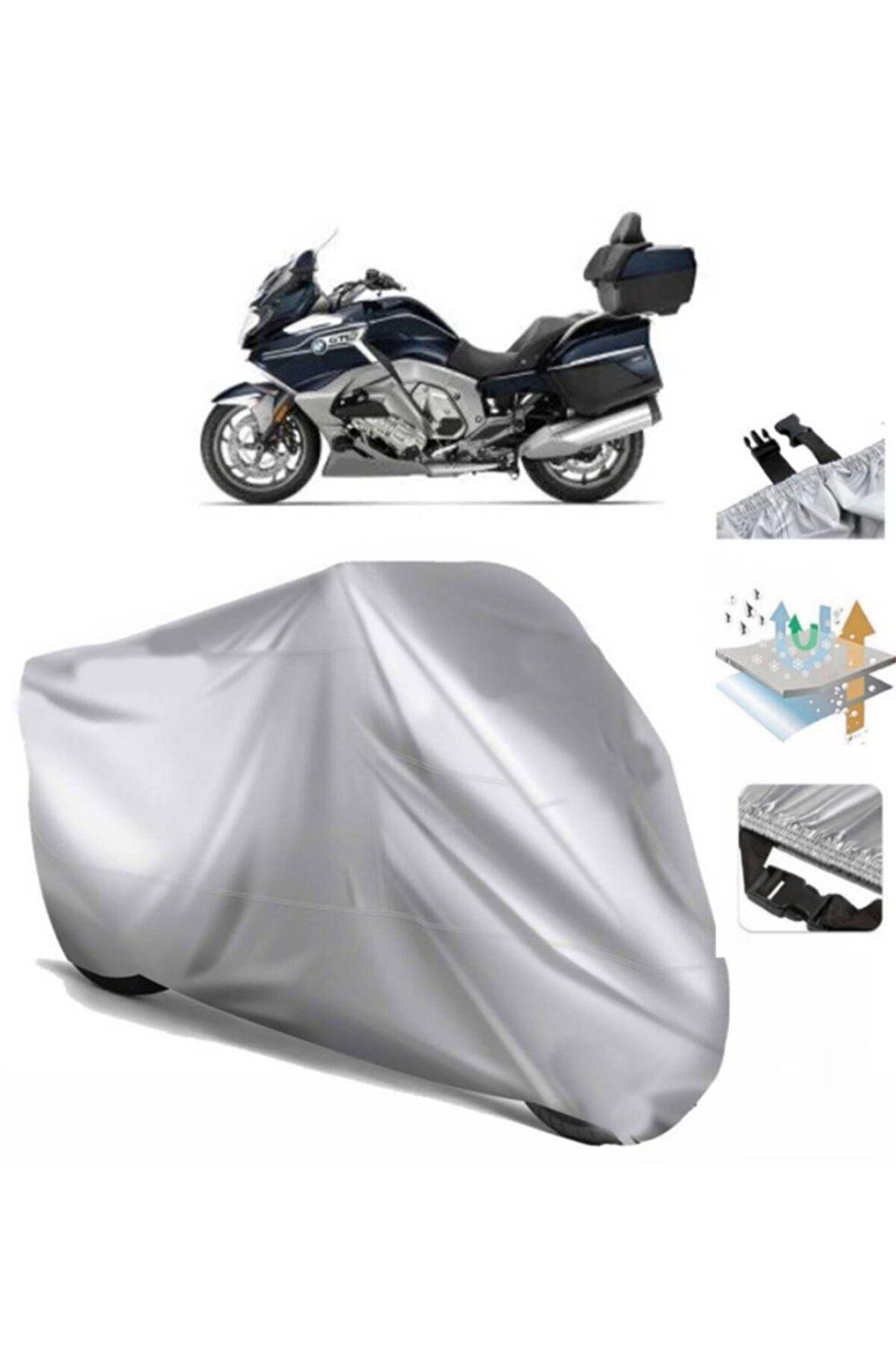 Bmw K 1600 Gtl Motosiklet Brandası Motor Branda (bağlantı Tokalı)