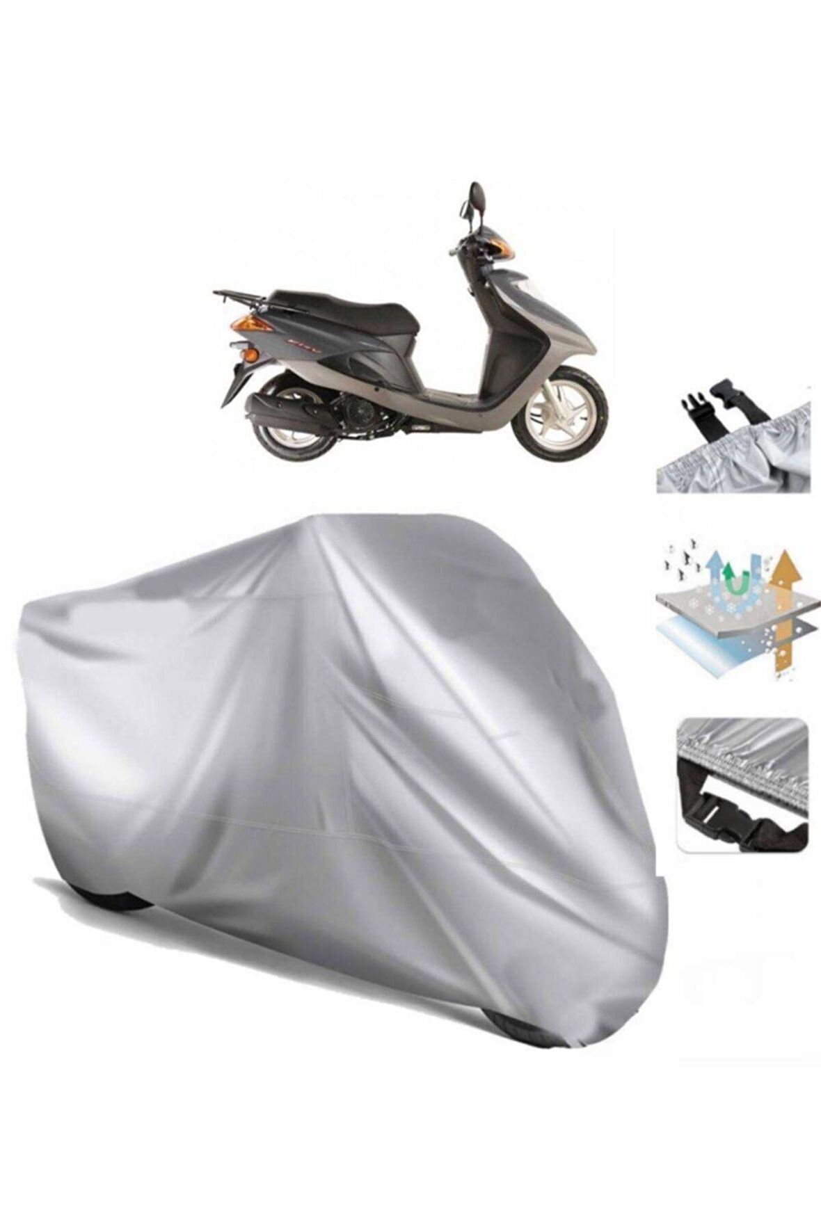 Honda Fizy 125 Motosiklet Brandası Motor Branda (bağlantı Tokalı)