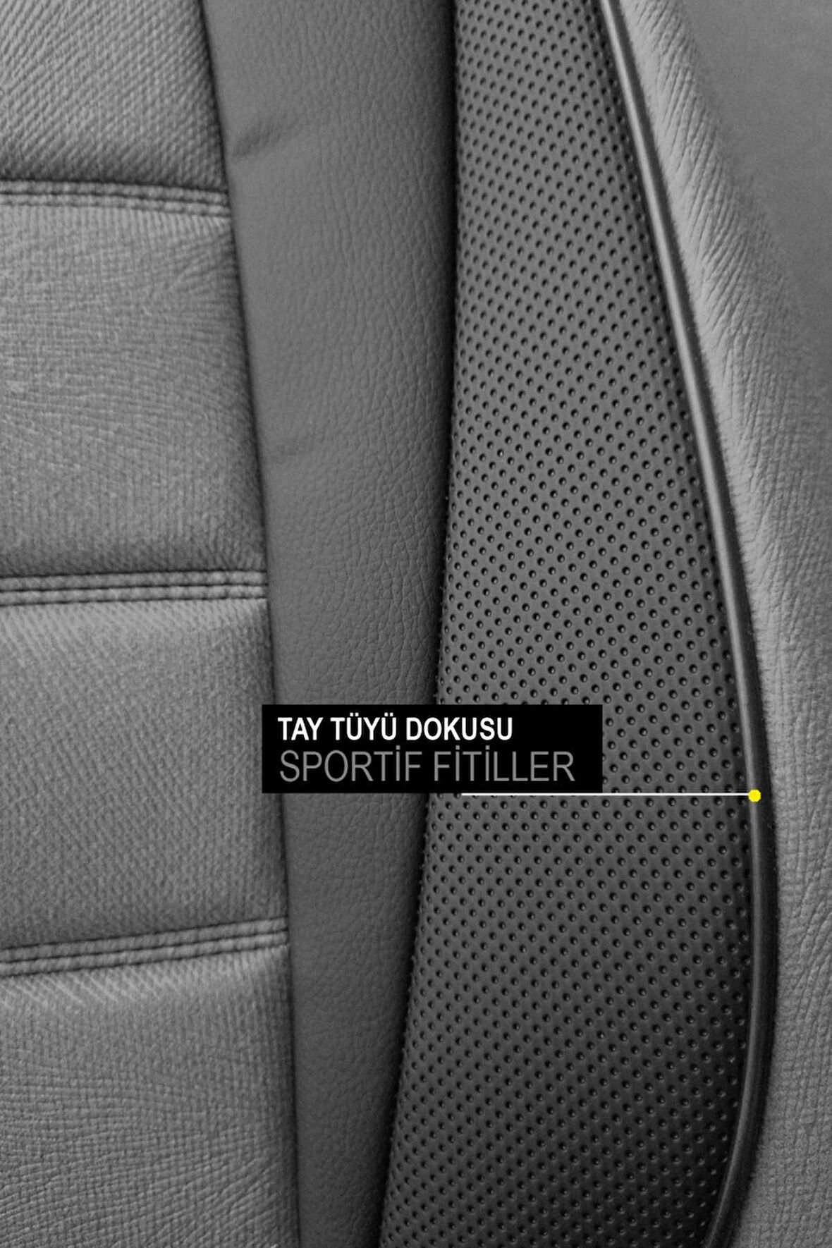 Peugeot 208 Bütün 2012-2020  Aracınıza Uyumlu Füme Serin Serisi Tay Tüyü