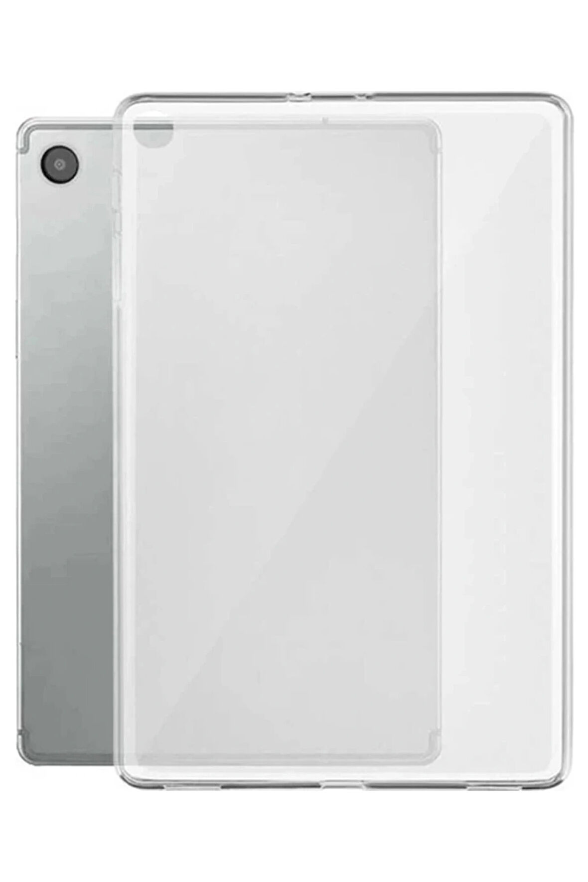 Samsung Uyumlu Galaxy X200 Tab A8 10.5 Kılıf Tablet Şeffaf Silikon - Şeffaf