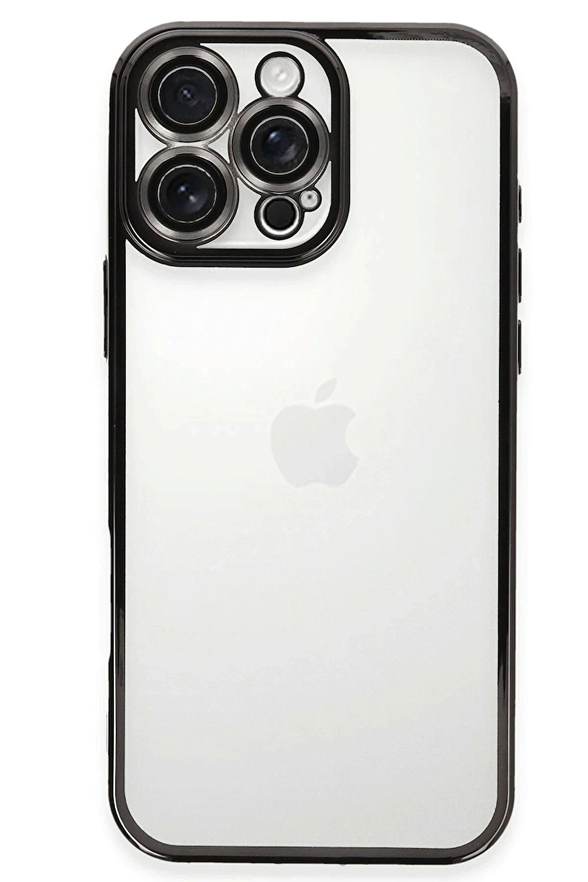 iPhone 16 Pro Kılıf Razer Lensli Silikon - Siyah