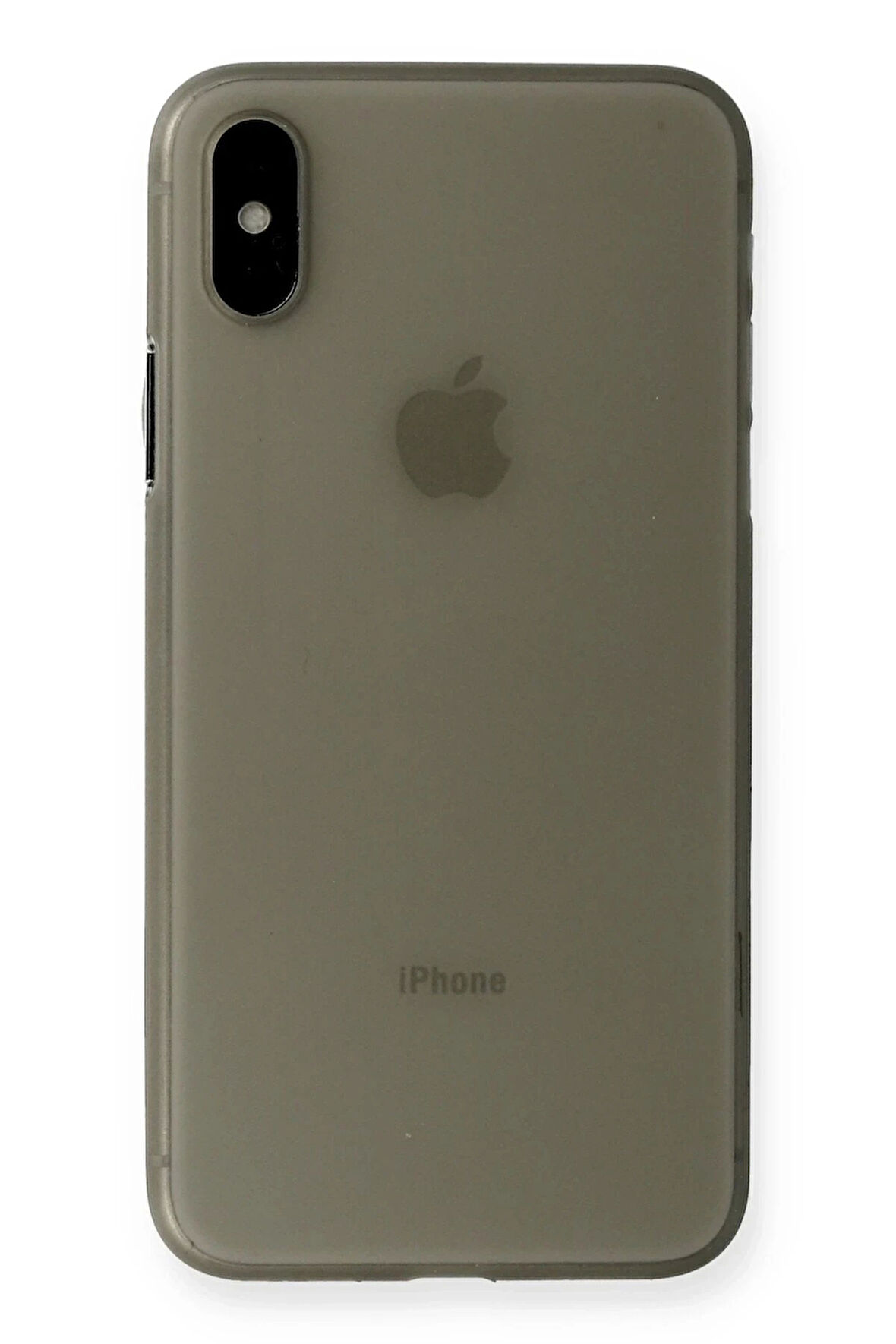 iPhone XS Max Kılıf PP Ultra İnce Kapak - Gri